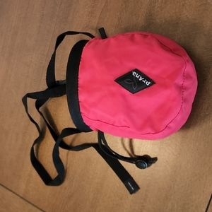 Prana climbing chalk bag pink
